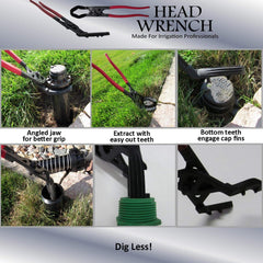 Keyfit Tools angled jaw close-up showing precise grip for no-dig access