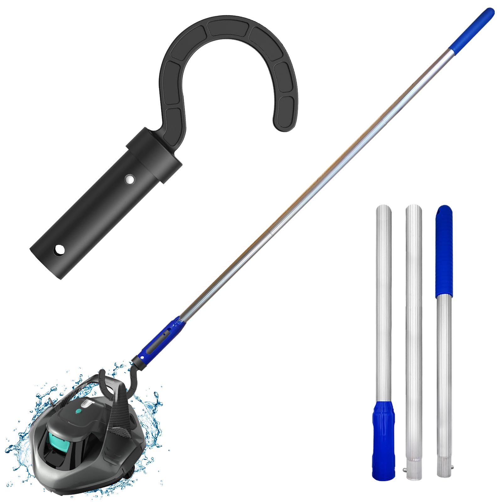 Keyrank hook front view showing compact design and quick-mount benefit