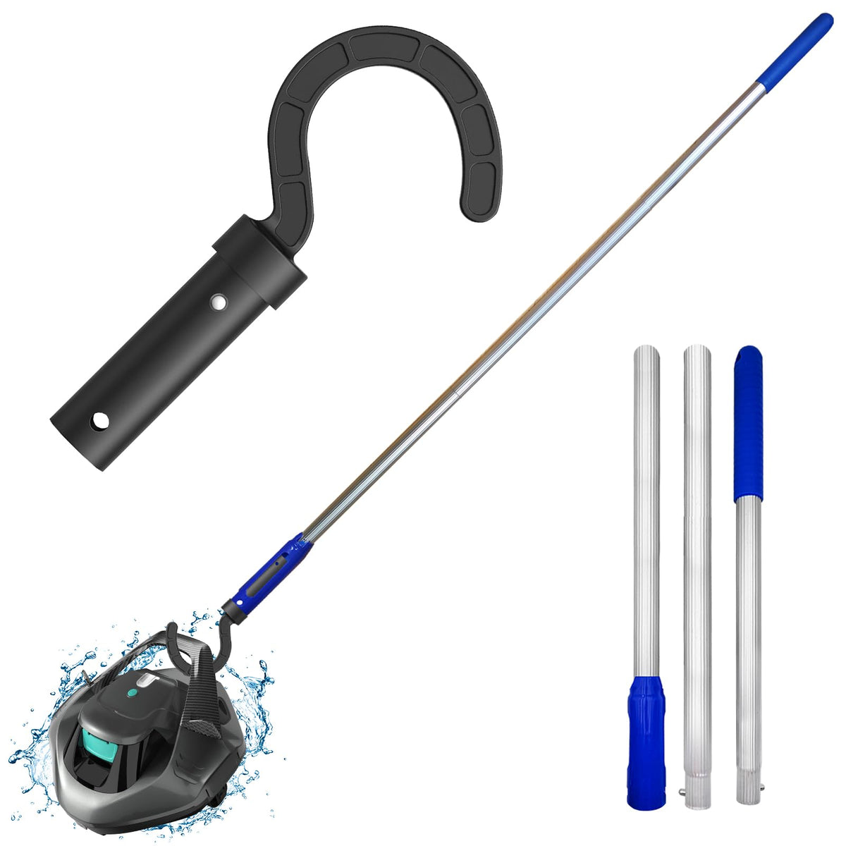 Keyrank hook front view showing compact design and quick-mount benefit