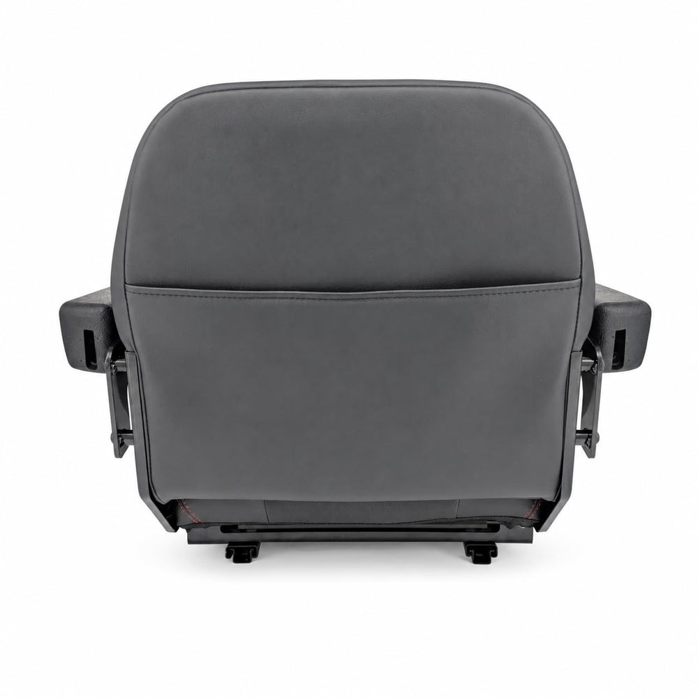 Keystone Seats DURA-RIDE armrest detail showing improved operator comfort