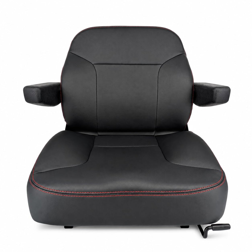 Keystone Seats DURA-RIDE close vinyl texture showing durable weather resistance
