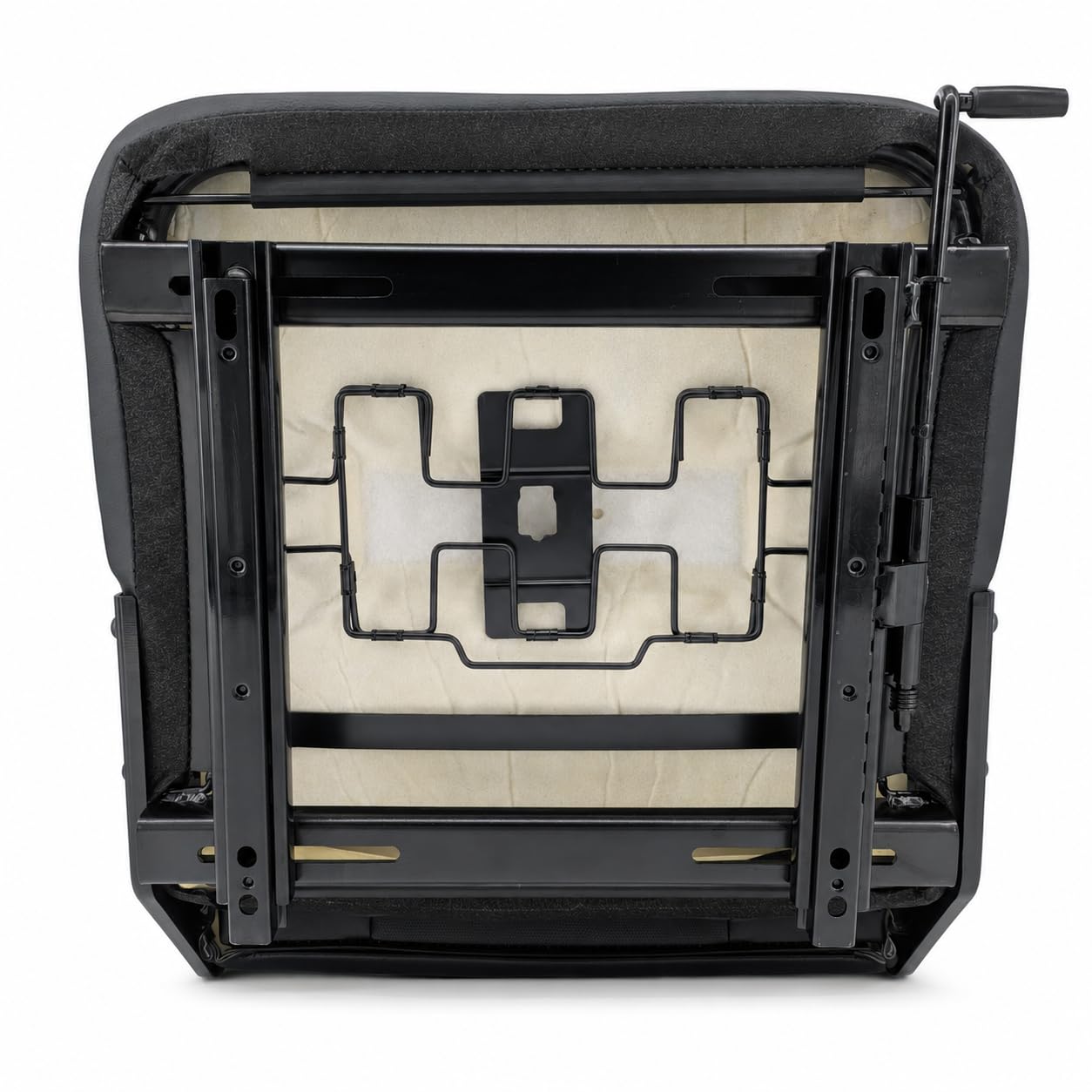 Keystone Seats DURA-RIDE installed on zero-turn mower showing enhanced operator comfort