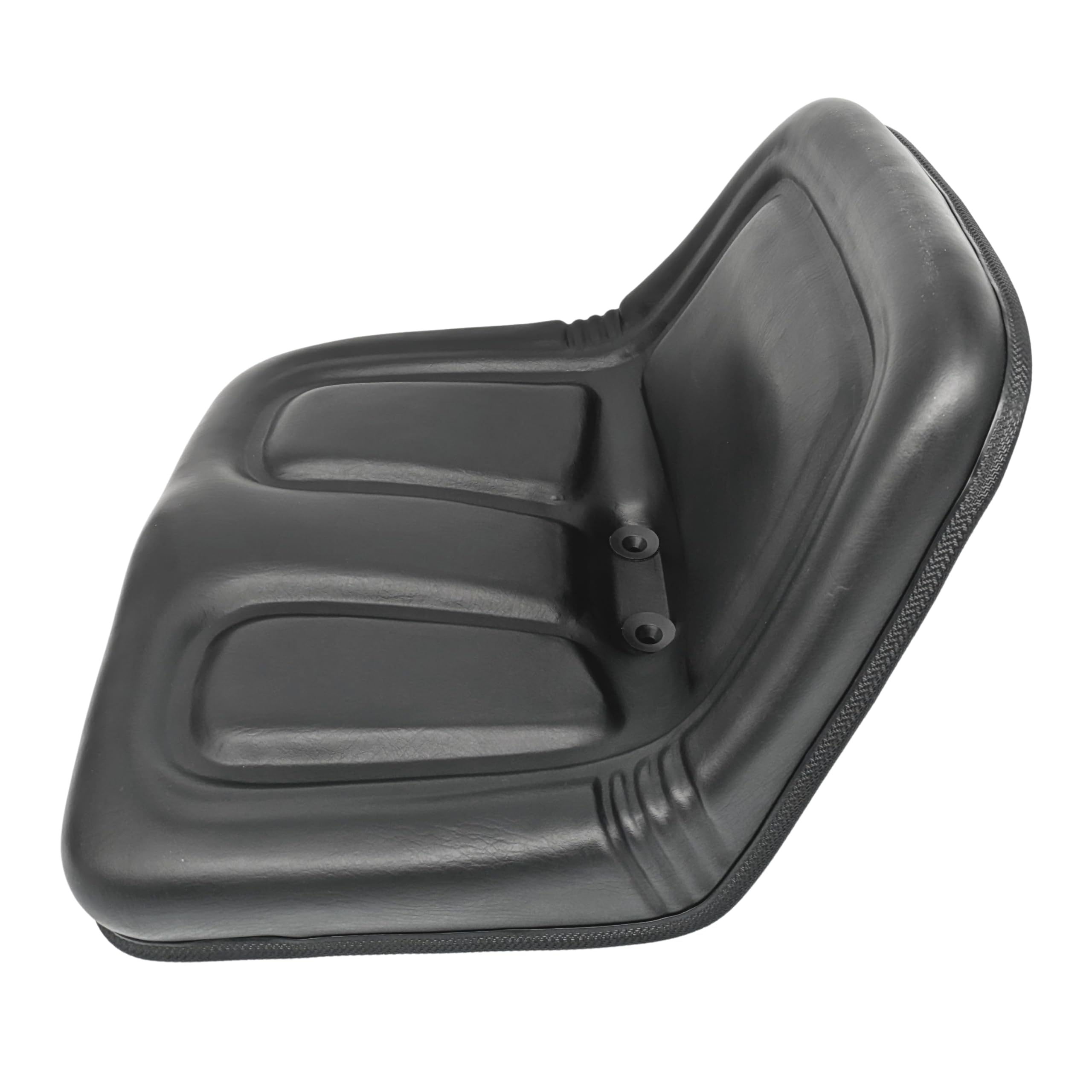 Keystone Seats close-up of vinyl texture and drain holes preventing pooling
