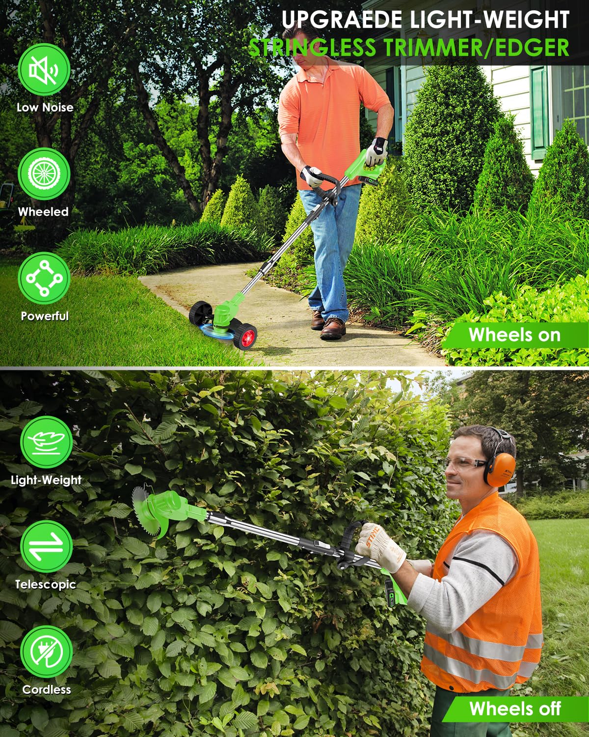 KFM handle and controls demonstrating ergonomic comfortable grip