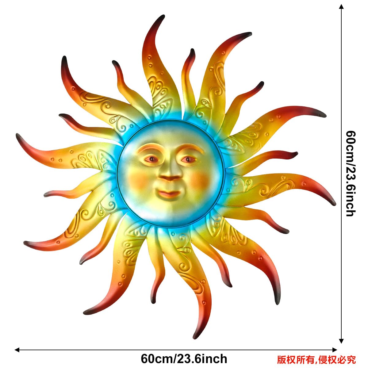 Kggetr sun on patio wall creates cozy decorated seating area