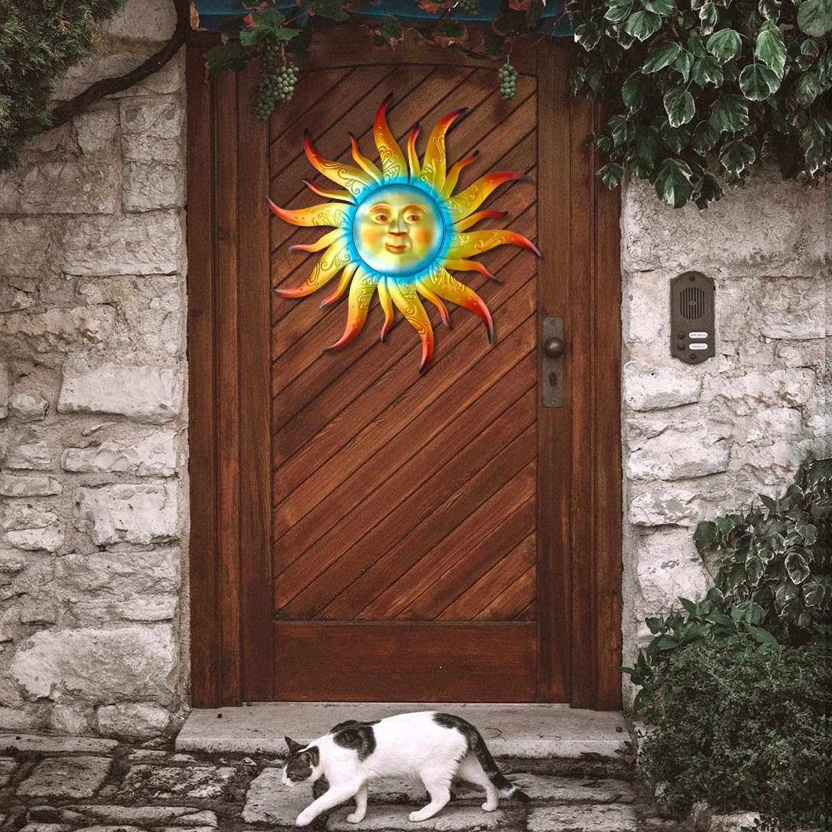 Kggetr sun packaging and hook ready-to-hang for easy installation