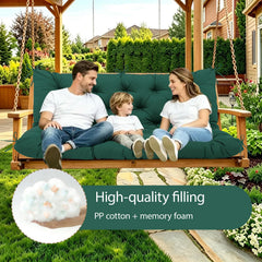 KGOSAUO side profile highlighting the 5-inch thick high-elastic core for supportive outdoor seating