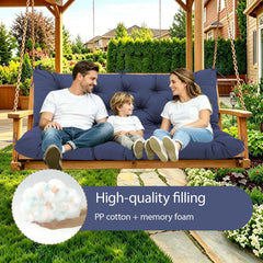 KGOSAUO cross-section showing 5-inch thick filling for supportive, resilient seating