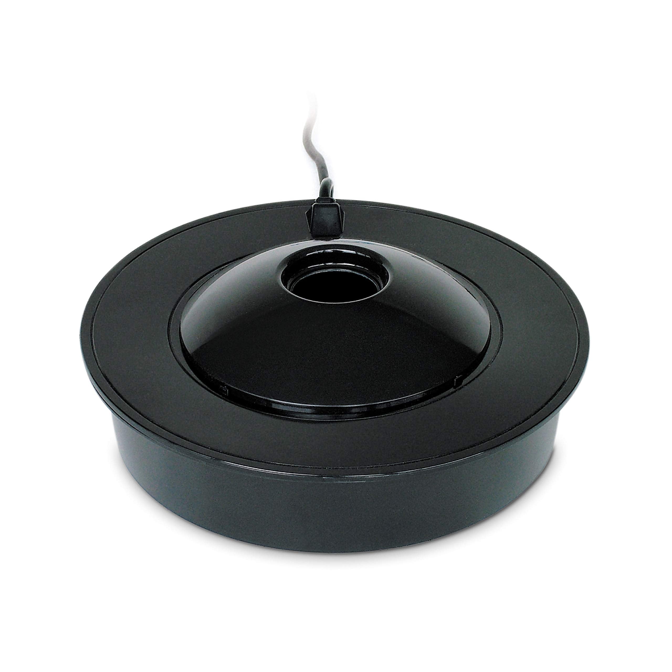 K&H Thermo-Pond front view showing compact floating deicer and benefit energy savings