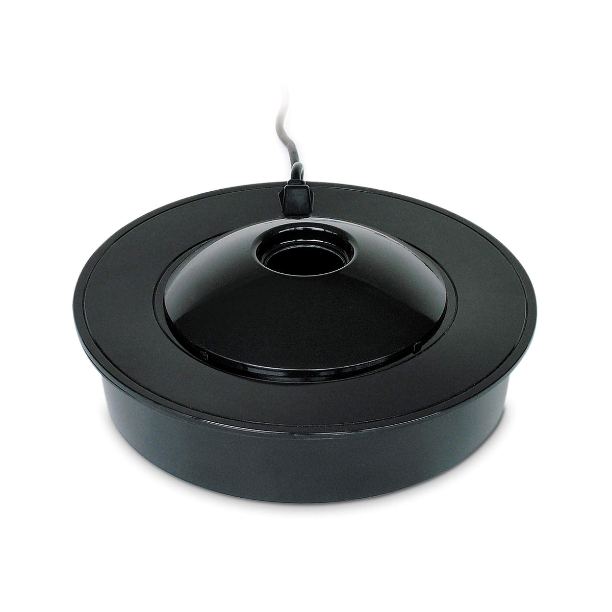 K&H Thermo-Pond front view showing compact floating deicer and benefit energy savings