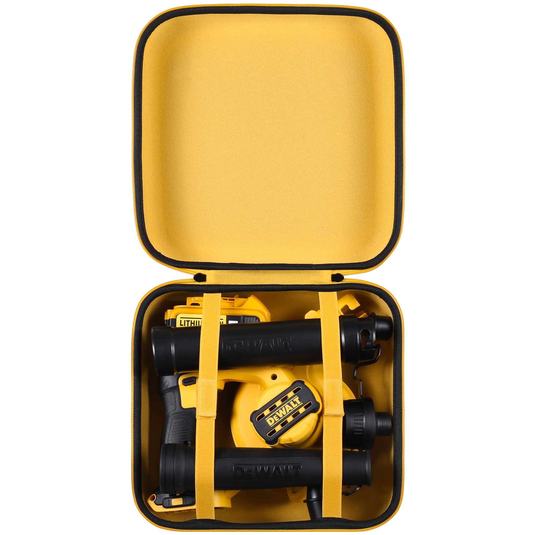 khanka hard case front closed protecting DEWALT 20V blower for secure transport