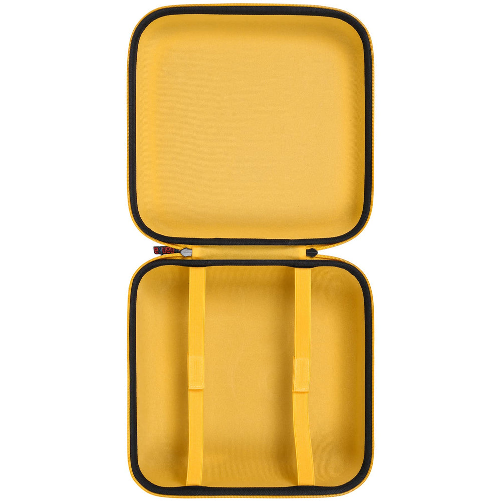 khanka case held in hand for scale to confirm compact, portable size