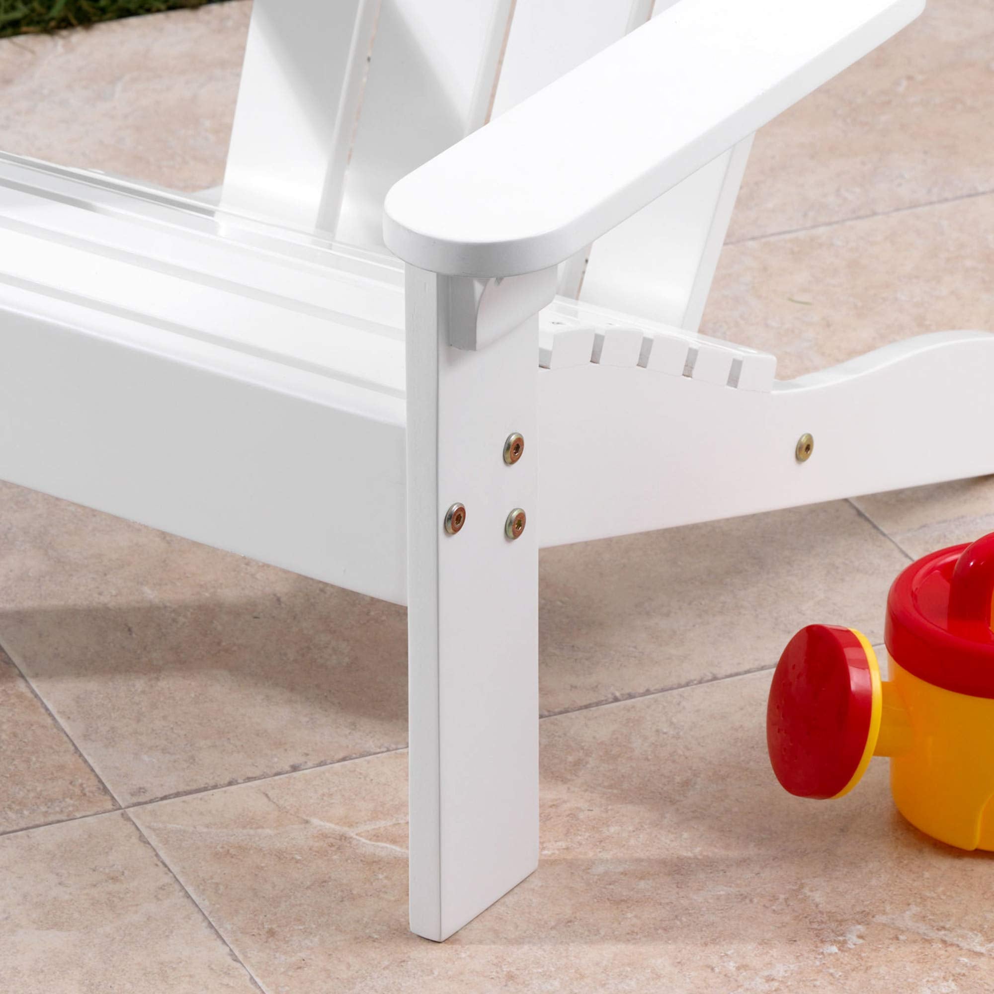 KidKraft comparison with adult chair showing scaled kid size for coordinated patios