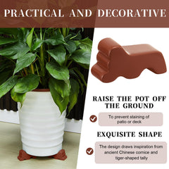 Kigeli pot feet beside tape measure showing 3 inch length and size-fit benefit