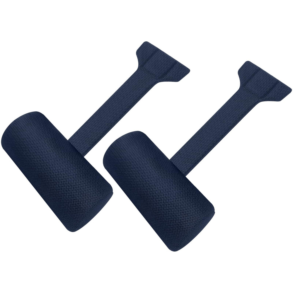 Kigley front view navy headrest showing shape and comfort