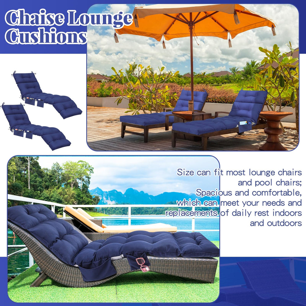 Kigley chaise cushion in use poolside giving comfortable, water-repellent relaxation