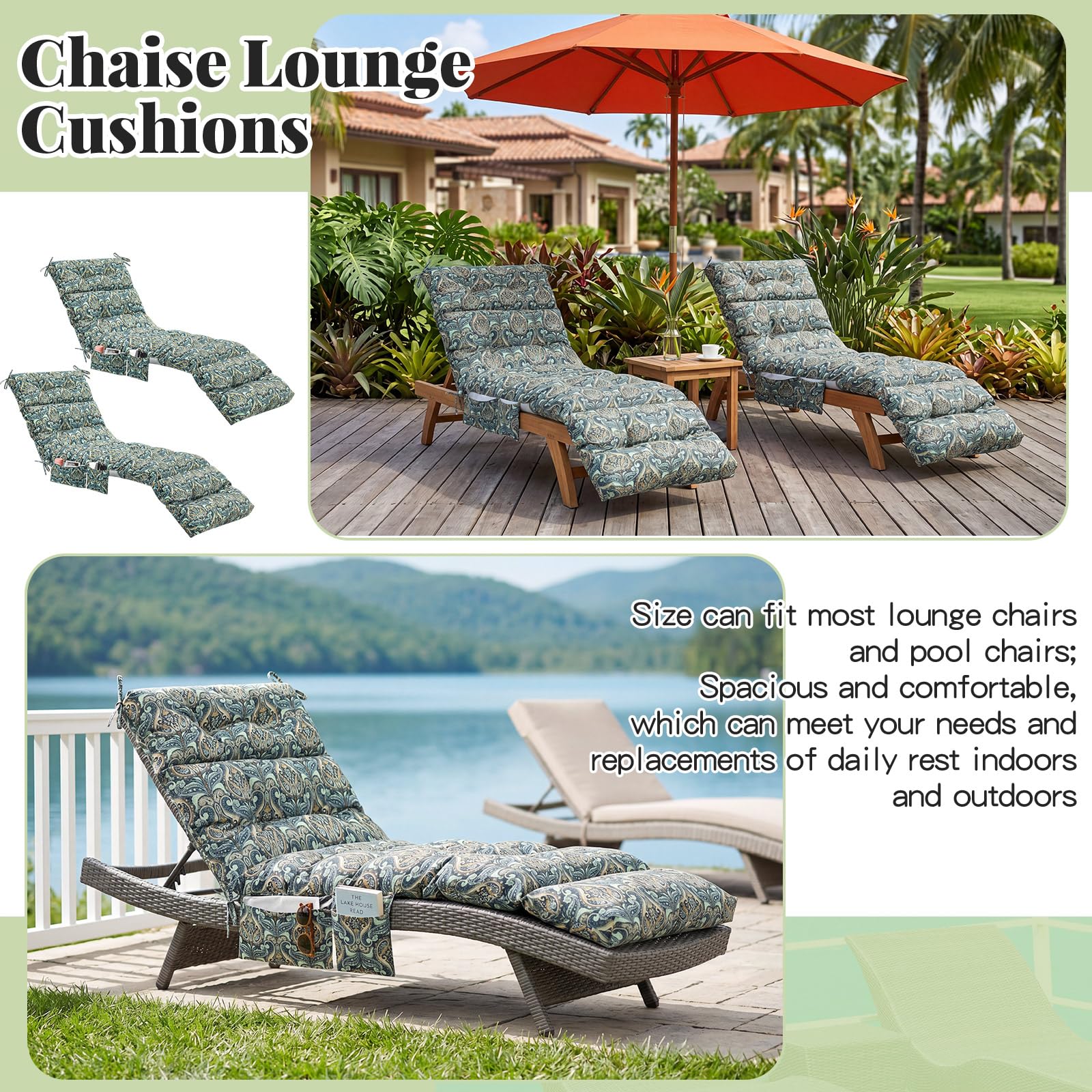 Kigley scale comparison on lounger frame showing fit and size clarity