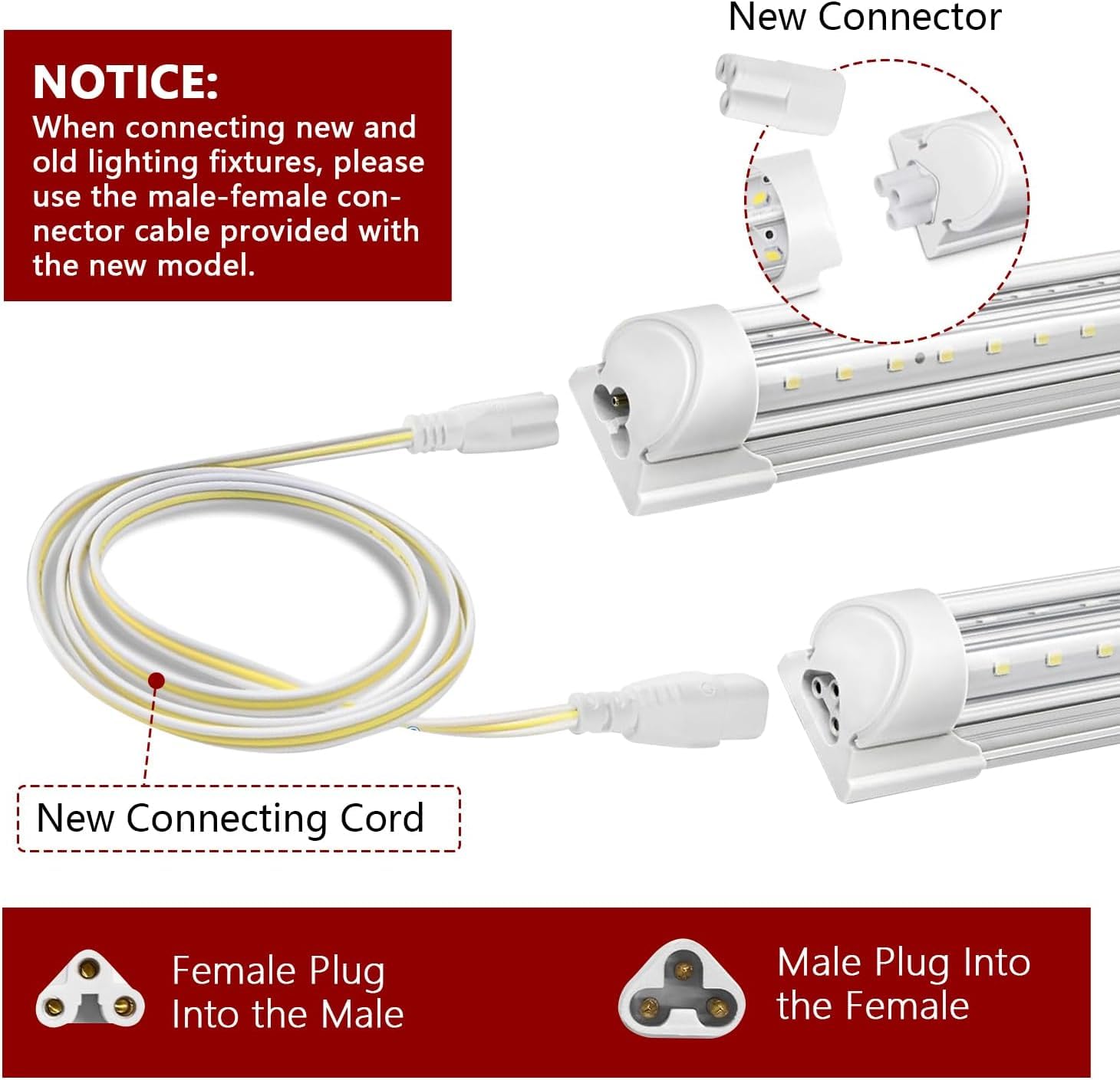 Kihung power cord and included hardware for quick, secure installation