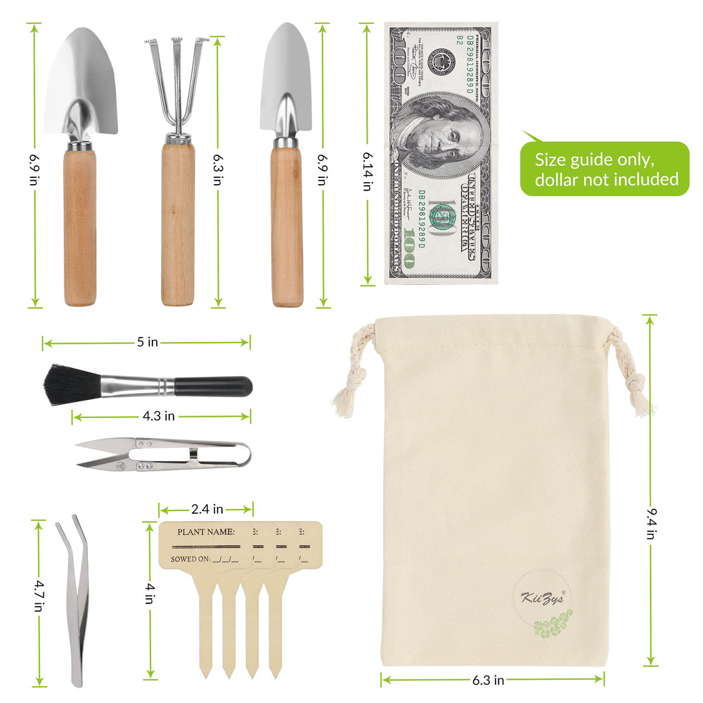 KIIZYS tools laid out on table showing variety and stainless-steel finish for durability