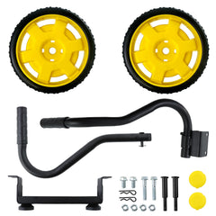 KIKITE front view of wheel kit showing components and quick replacement benefit