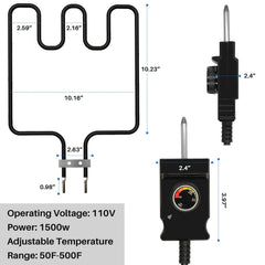 KILILIUN rectangular mounting flange with measurements for easy compatibility