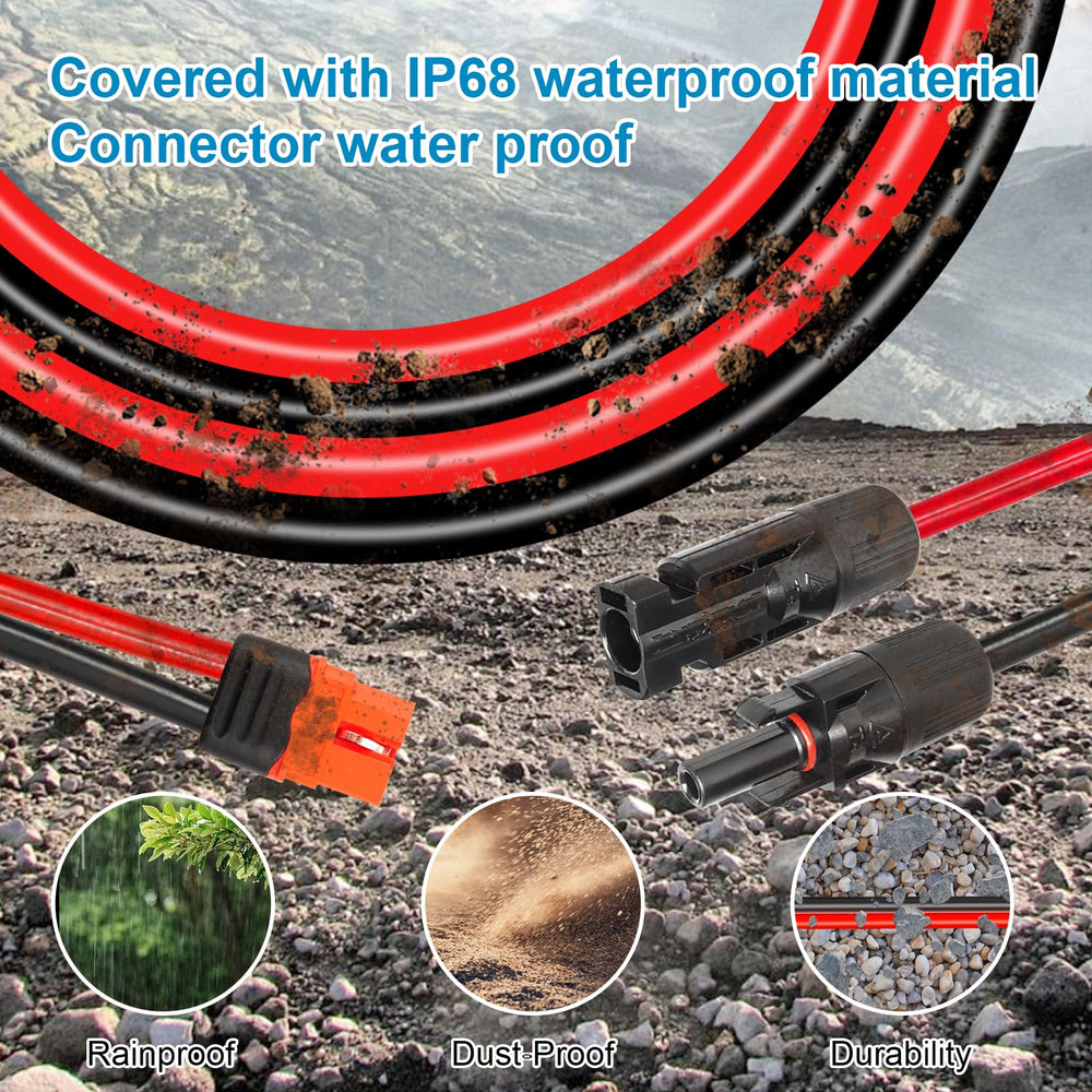 Kimbluth 50ft cable coiled to show scale and easy deployment benefit