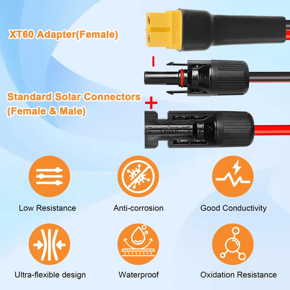 Kimbluth XT60 connector closeup highlighting tight connection and low-resistance benefit