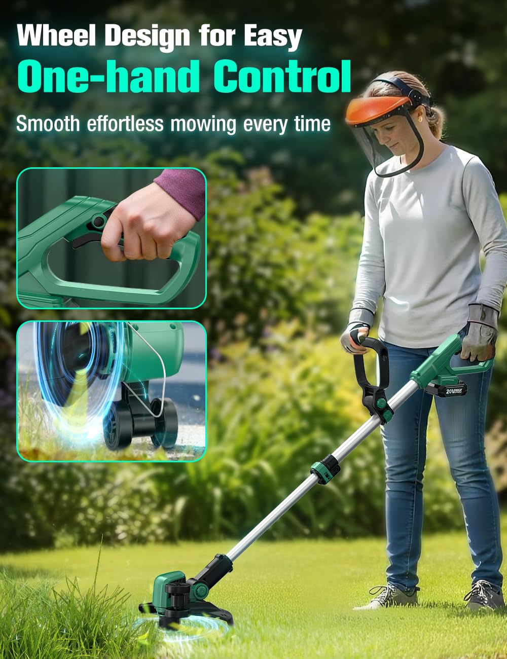 KIMO cutting lines and spool kit displayed for convenient on-site replacements