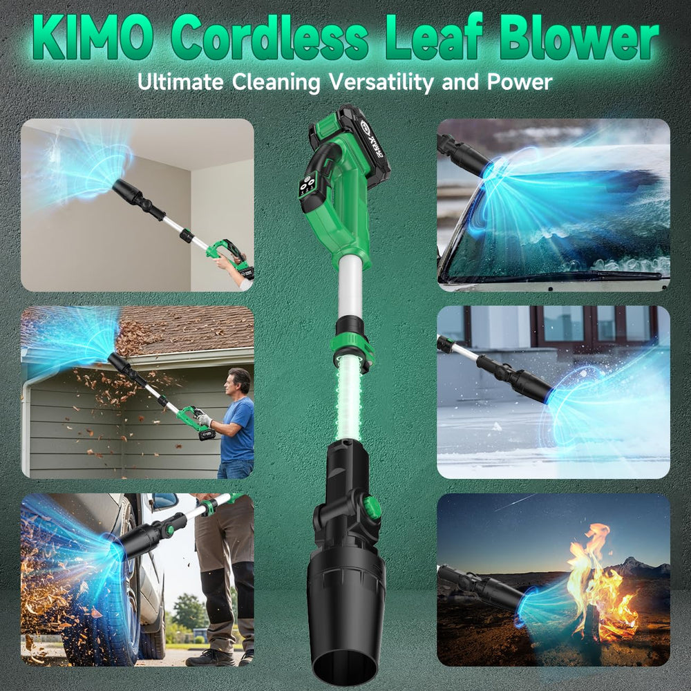 KIMO smart panel controls showing speed selection and memory