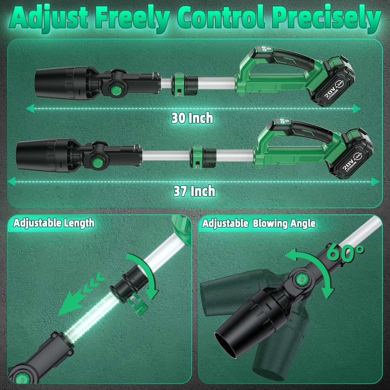 KIMO widened 3.4‑inch outlet closeup, concentrates airflow for narrow gaps