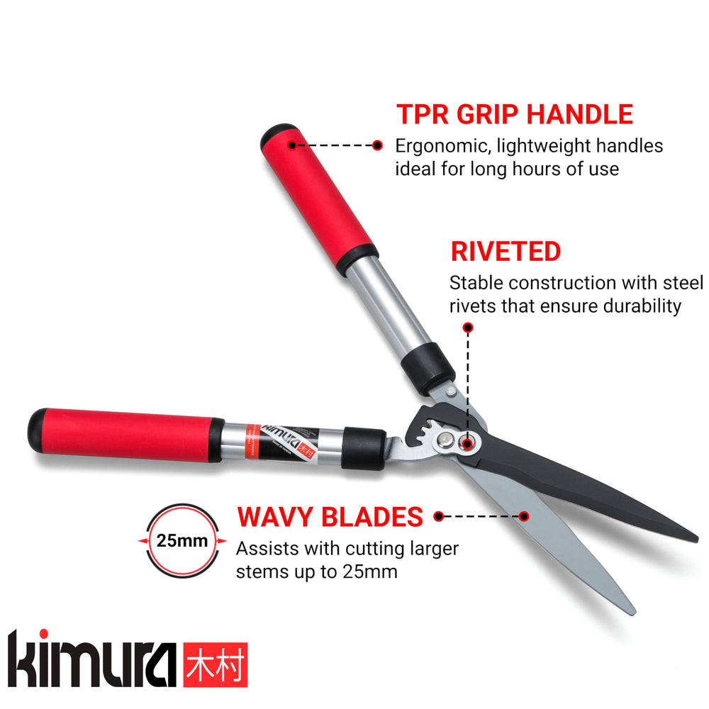 Kimura Pro aluminium handle with soft TPR grip improving comfort and control