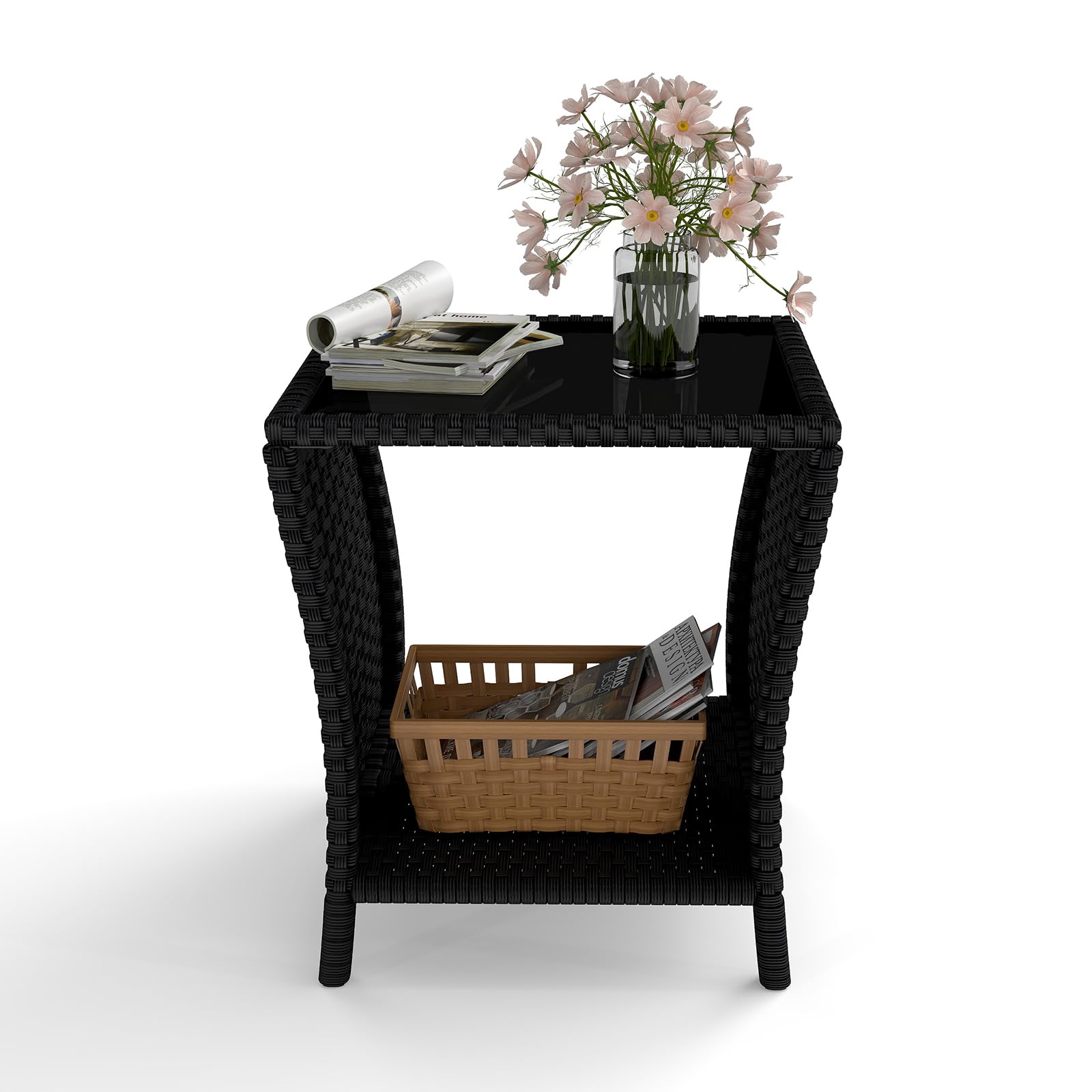 kinbor nighttime patio scene conveying stylish ambiance and durable design