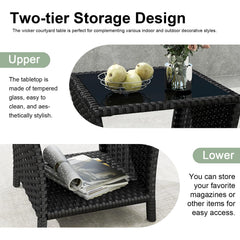 kinbor detailed view of PE wicker weave showing UV-resistant texture benefit