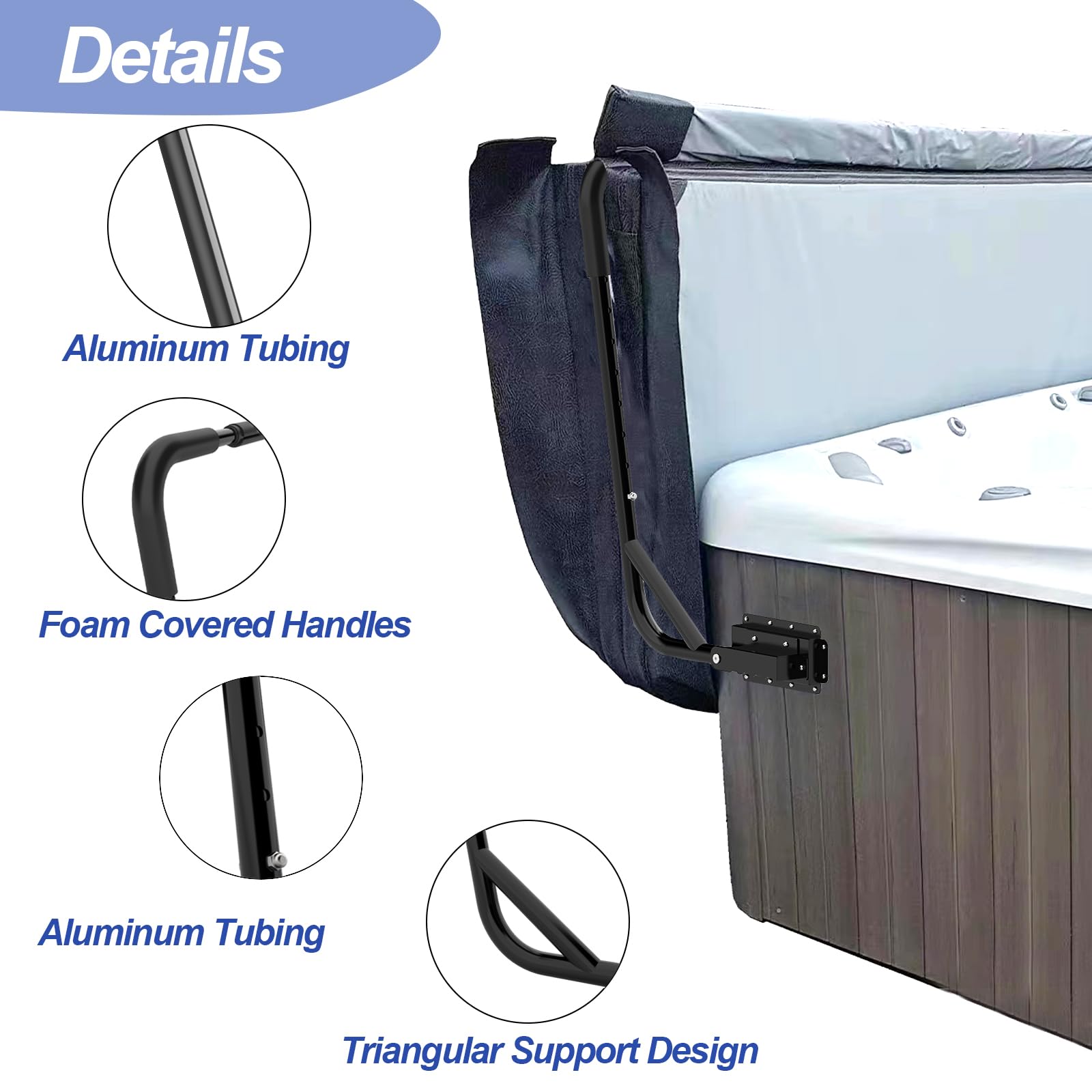 Kinchoix aluminum cradle arms detail offering lightweight strength
