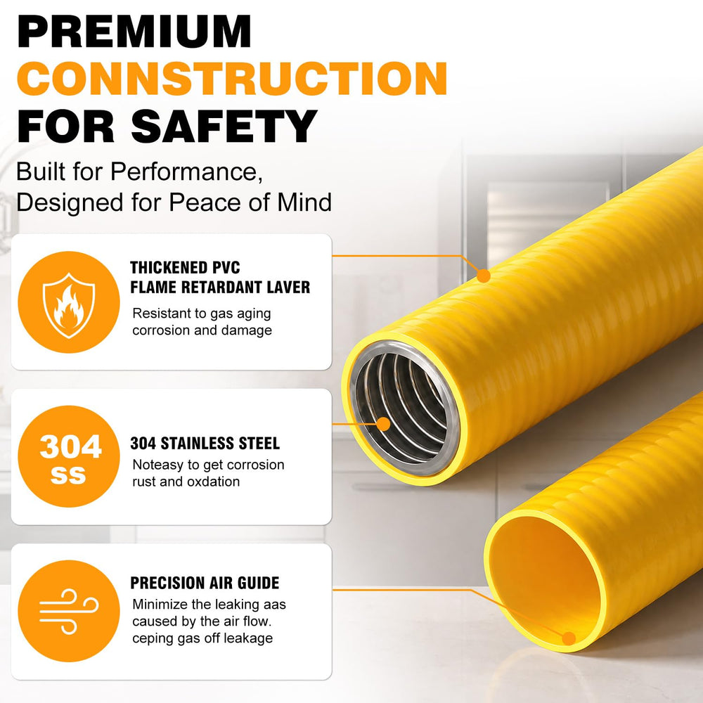 Kinchoix flexible line routed through tight space demonstrating easy installation