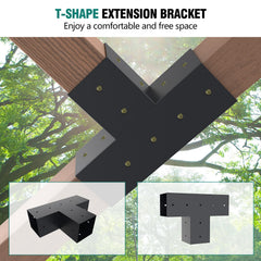 Kinchoix close-up of T-bracket detail highlighting durable construction and support