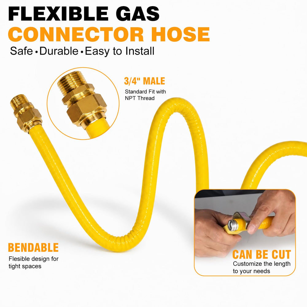 Kinchoix solid brass male fittings close-up for durable, leak-resistant connections