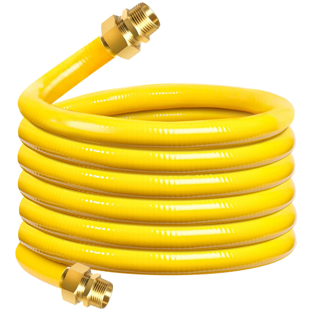 Kinchoix corrugated stainless steel tubing front packaging showing length and size benefits