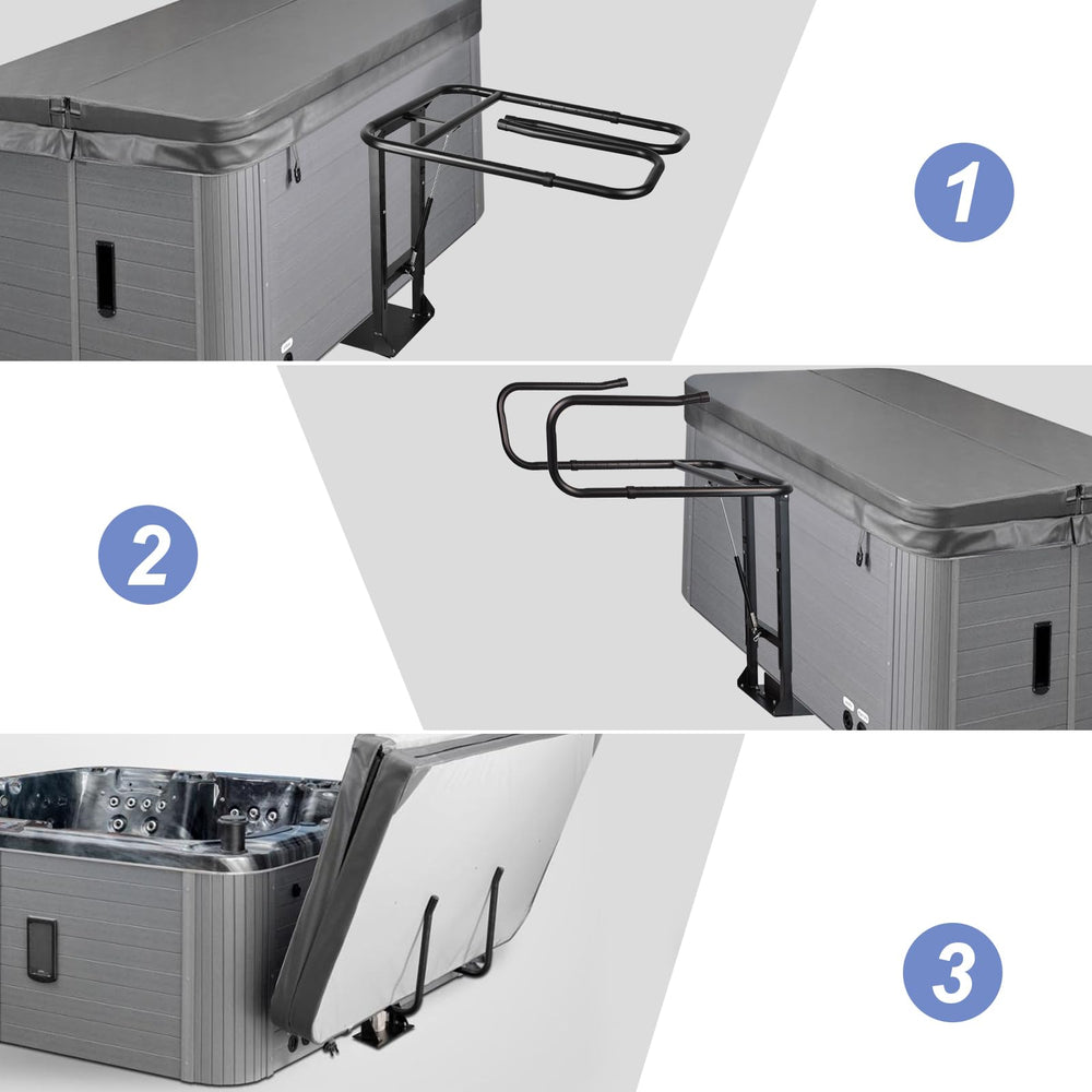 Kinchoix extended U-arm holding a thick cover showing thicker-cover compatibility