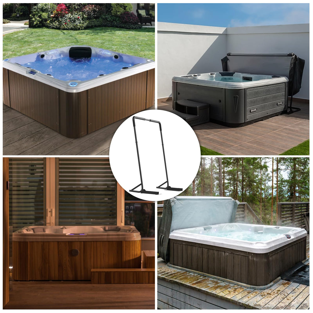 Kinchoix backyard spa lifestyle scene enhancing convenience and relaxation