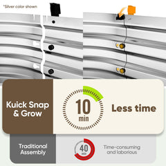 KING BIRD close-up of corrugated galvanized steel texture for strength and durability