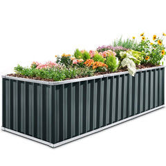 KING BIRD front view assembled bed showing full planting area and accessibility benefit