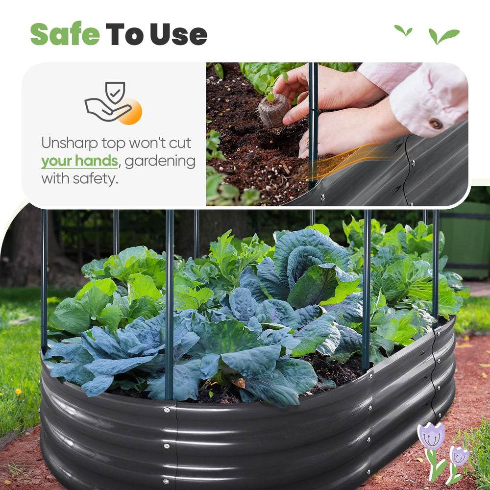 KING BIRD planter on patio with potted plants illustrating compact gardening