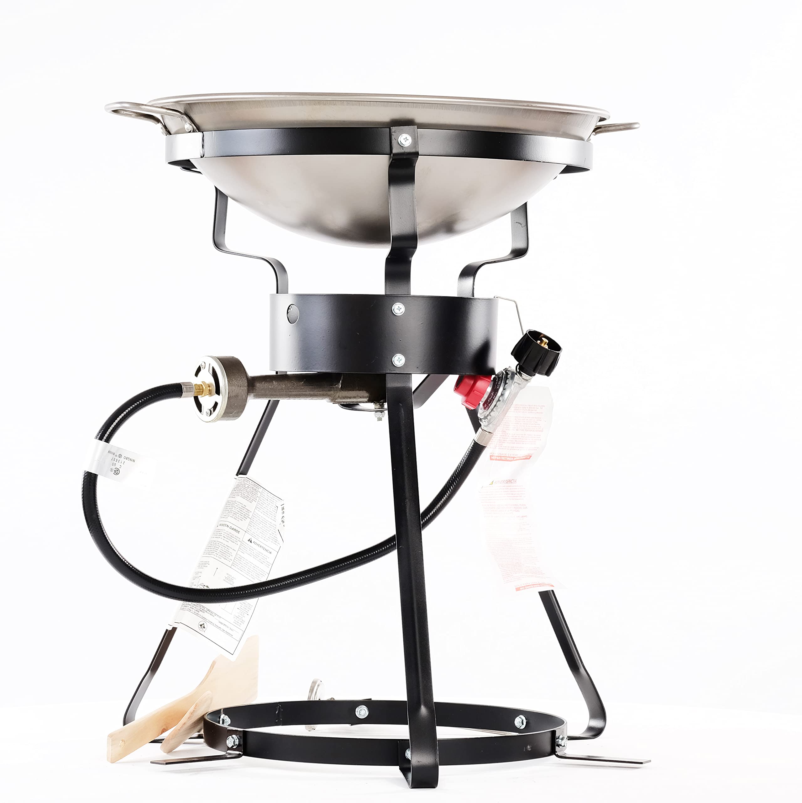 King Kooker in backyard lifestyle scene showing outdoor cooking enjoyment benefit