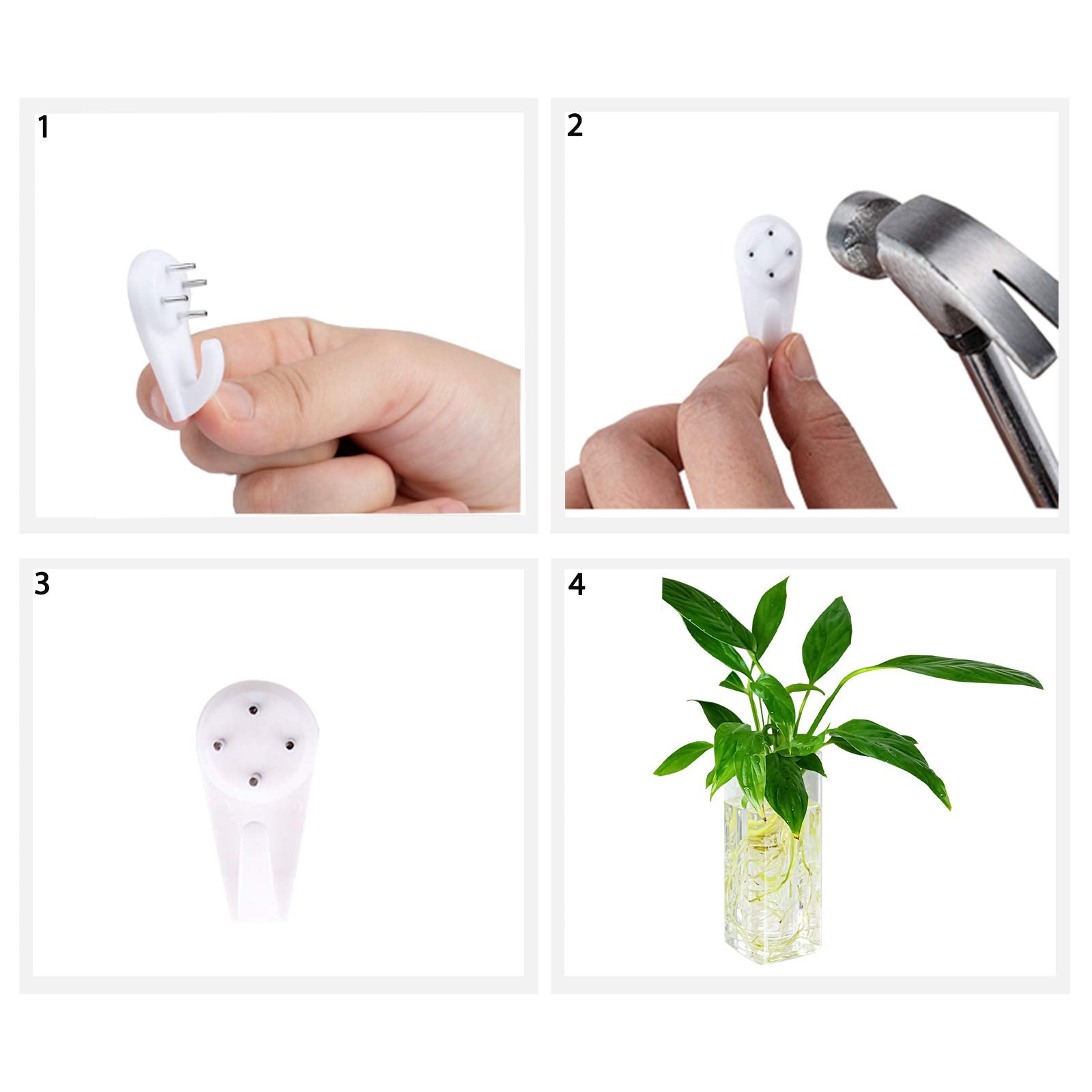 Kingbuy vase held in hand to show compact size and easy handling benefit