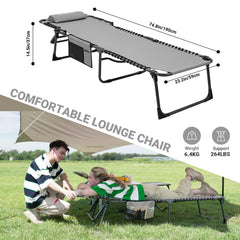 KingCamp folded compact for easy transport and space-saving storage
