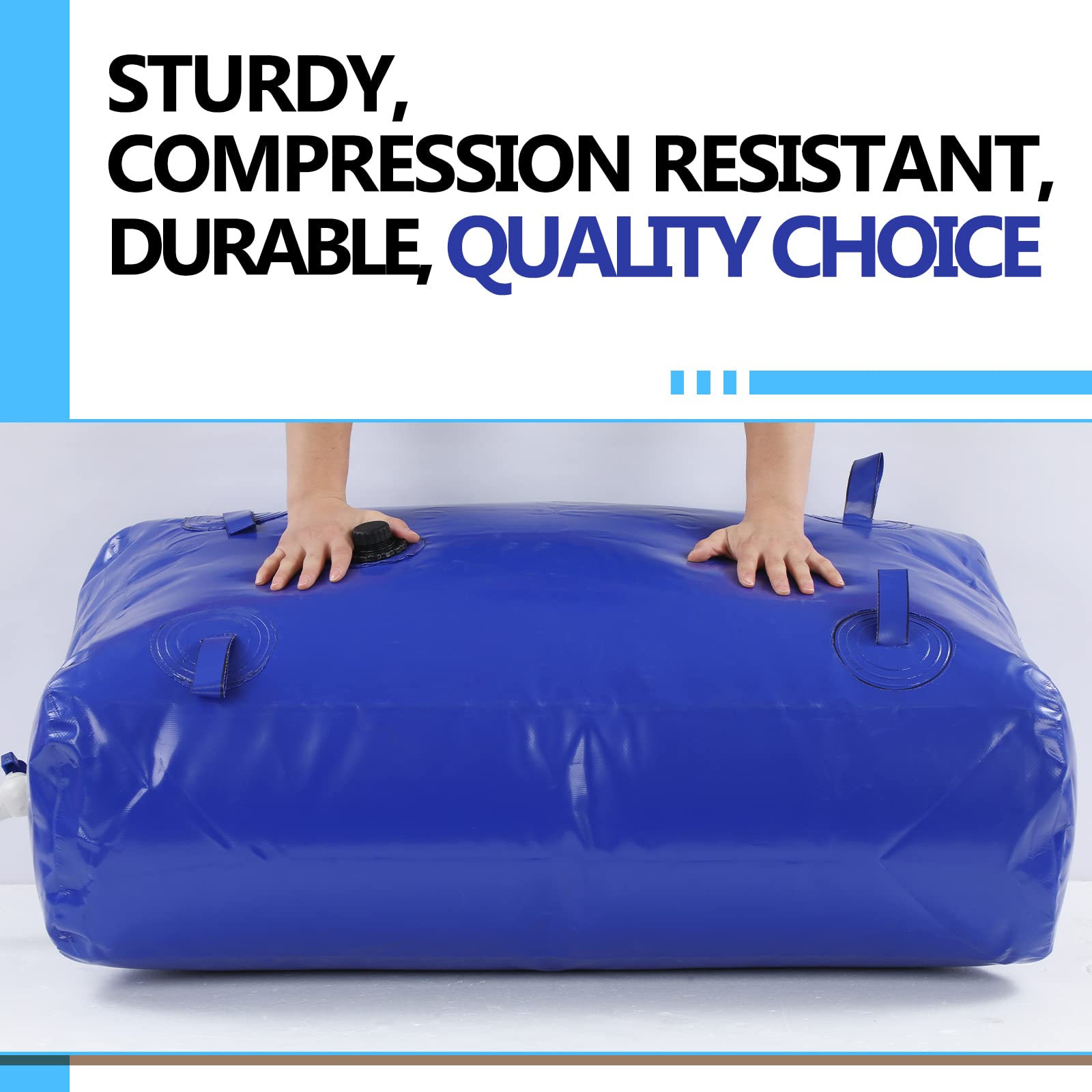 Kingdder folded flat storage demonstrating compact portability and space savings