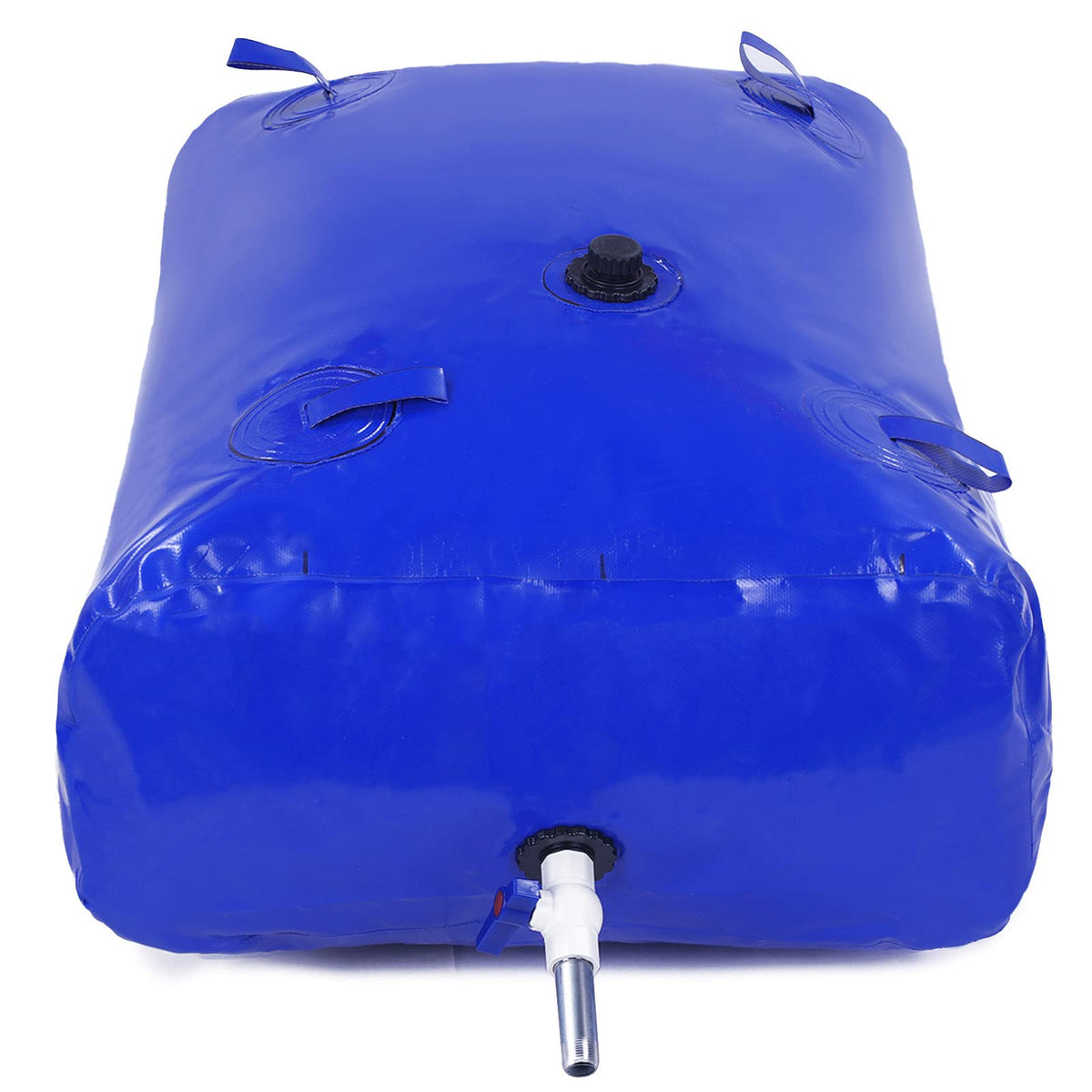 Kingdder front view filled bladder showing capacity and stability for emergencies