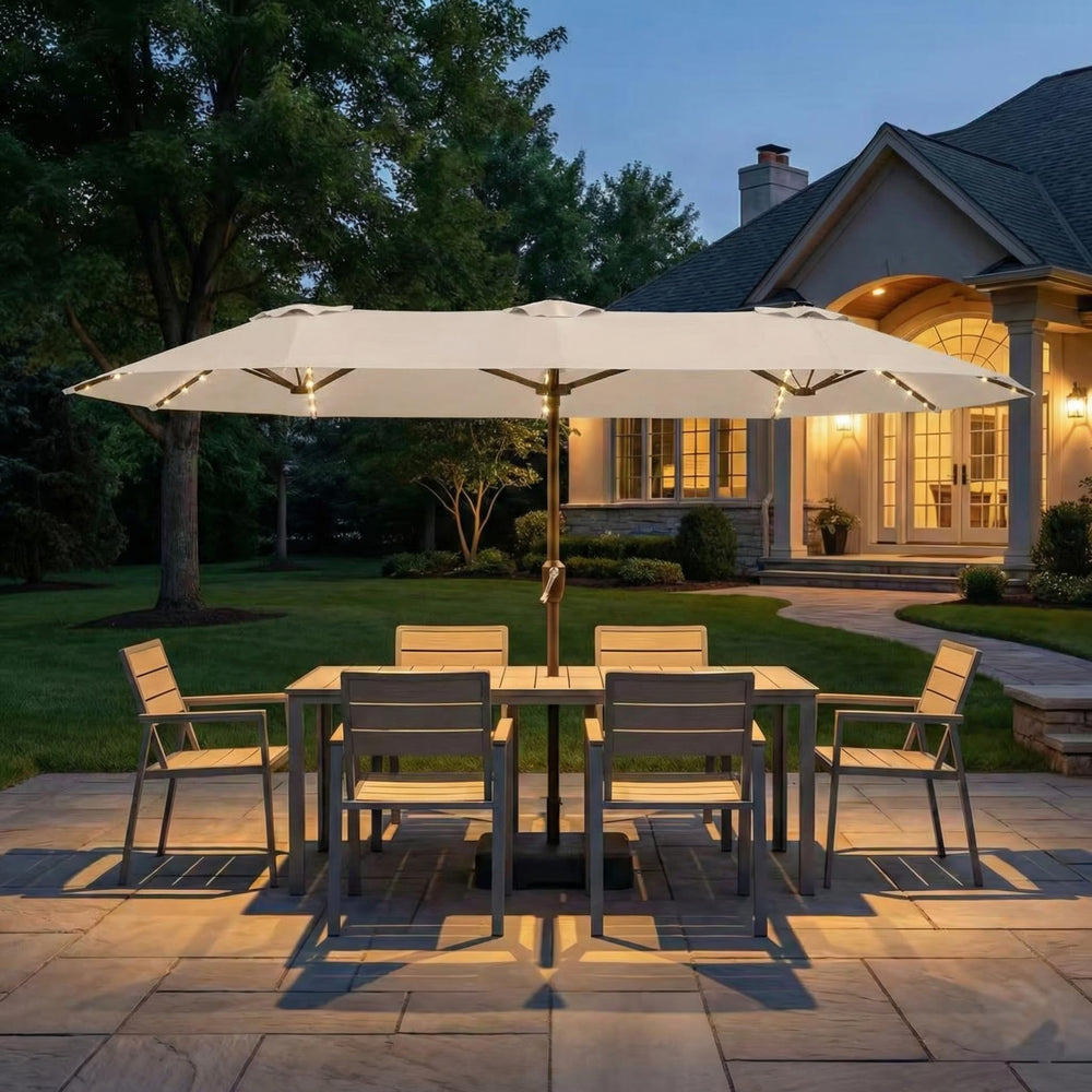 Kingdura top solar panel close-up charging LEDs for energy savings