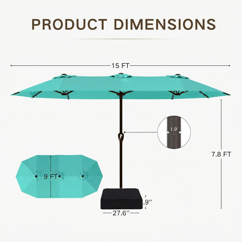 Kingdura poolside lifestyle shot showing comfortable shaded relaxation benefit